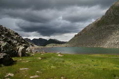 Озеро под перевалом Байконур
